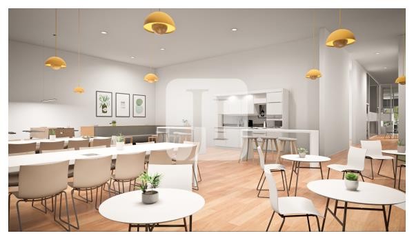 13509 Berlin, Büro/Praxis zur Miete | Visualiserung Meeting/Küche | Jacobi Immobilien