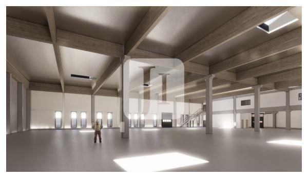 22113 Hamburg, Halle/Lager/Produktion zur Miete | Visualisierung Halle | Jacobi Immobilien