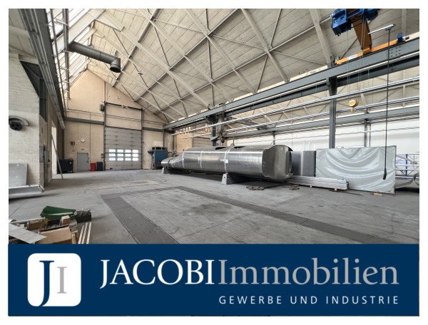 ca. 4.703 m² Hallenfläche (teilbar) mit Kranbahnen, Büro ab ca. 100 m², Freifläche ab ca. 700 m², 21465 Reinbek, Halle/Lager/Produktion