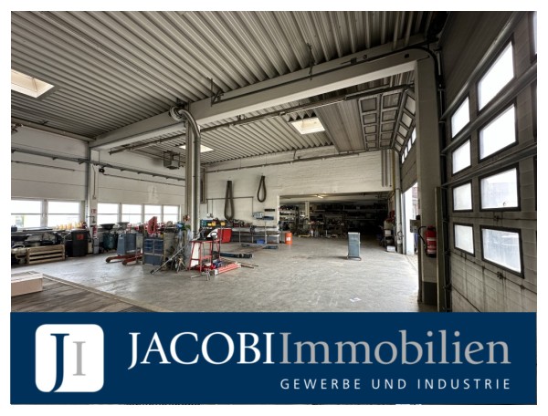 ca. 7.299 m² Grundstücksfläche bebaut mit ca. 2.208 m² Lager-/Werkstatt- und Büroflächen, teilbar, 21220 Seevetal, Halle/Lager/Produktion