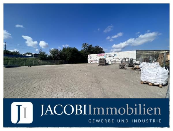 ca. 1.060 m² befestigte Freifläche mit zusätzlichen Werkstatt-/Büroflächen in zentraler Lage, 20537 Hamburg, Gewerbe
