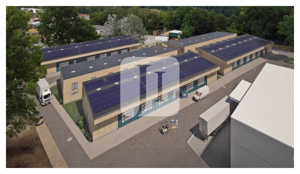 01099 Dresden, Halle/Lager/Produktion zur Miete | Vogelperspektive | Jacobi Immobilien